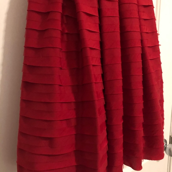 BCBG Maxazria Marina Rio Red Cocktail Dress SZ XS - Picture 9 of 9
